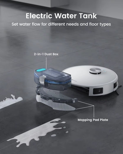 M1 LDS Robot Vacuum Cleaner with Multi Plane Mapping, 4000Pa Suction,Schedule, App/Alexa Control, for Pet Hair