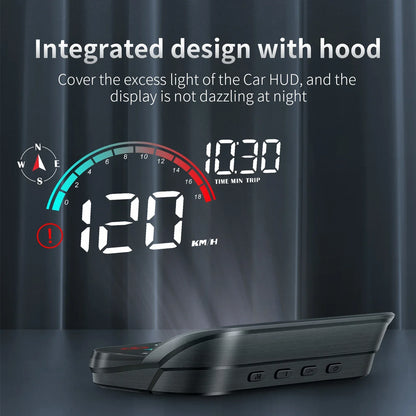 AD M22 GPS HUD Universal Digital Speedometer Display Black